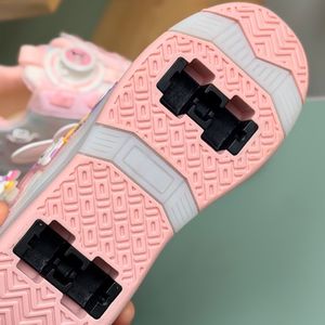 خرید اینترنتی قیمت کتونی اسکیتی چراغدار طرح کرومی ملودی از KAKA کد 4072702