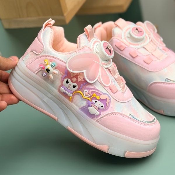 کتونی اسکیتی چراغدار طرح کرومی ملودی از KAKA کد 4072702