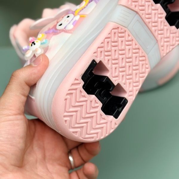 کتونی اسکیتی چراغدار طرح کرومی ملودی از KAKA کد 4072702