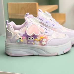 خرید اینترنتی قیمت کتونی اسکیتی چراغدار طرح کرومی ملودی از KAKA کد 4072702