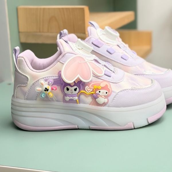 کتونی اسکیتی چراغدار طرح کرومی ملودی از KAKA کد 4072702