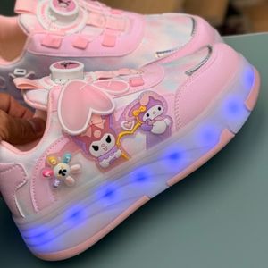 خرید آنلاین کتونی اسکیتی چراغدار طرح کرومی ملودی از KAKA کد 4072702