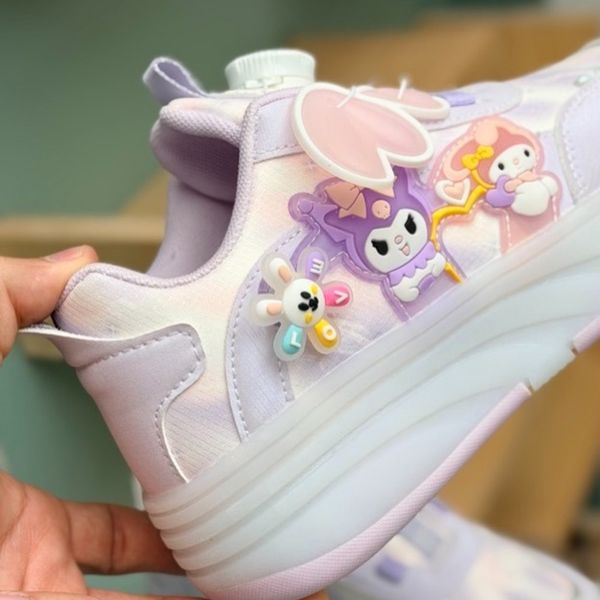 کتونی اسکیتی چراغدار طرح کرومی ملودی از KAKA کد 4072702