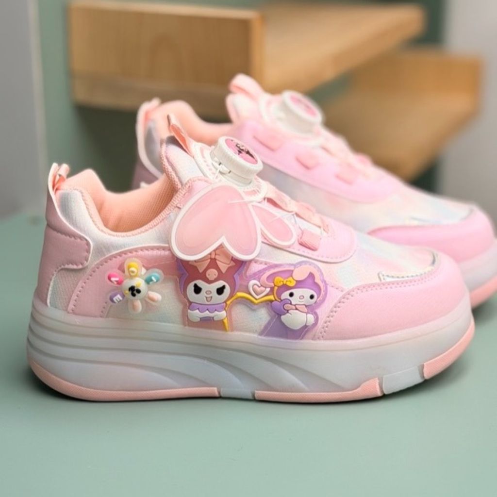 خرید اینترنتی کتونی اسکیتی چراغدار طرح کرومی ملودی از KAKA کد 4072702