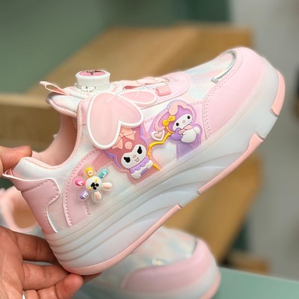 کتونی اسکیتی چراغدار طرح کرومی ملودی از KAKA کد 4072702