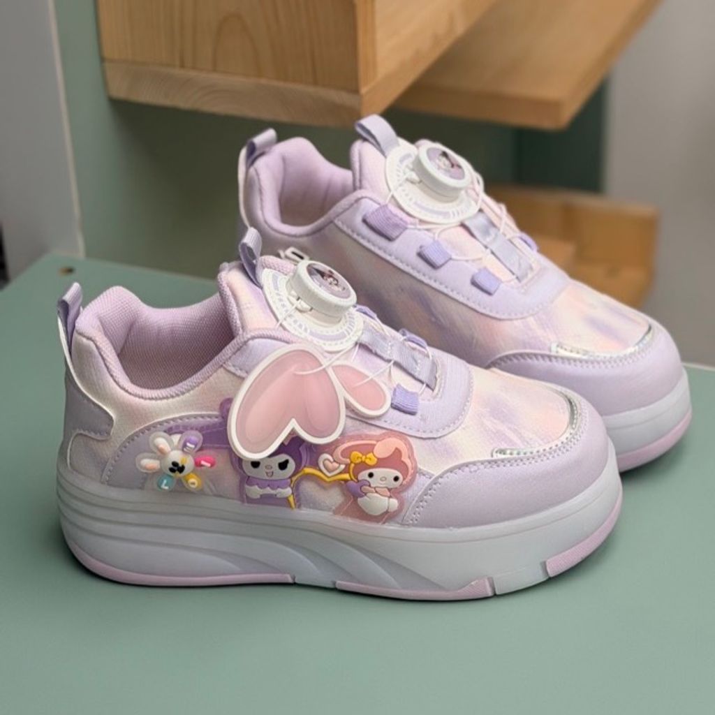 خرید اینترنتی قیمت کتونی اسکیتی چراغدار طرح کرومی ملودی از KAKA کد 4072702