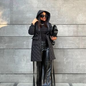 خرید آنلاین کاپشن  زنانه طرح امبردی