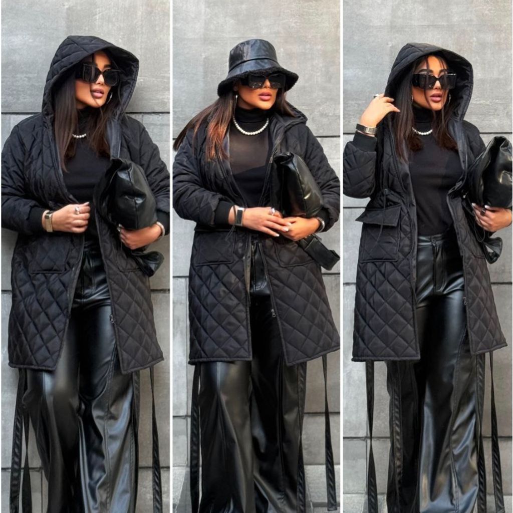 فروش اینترنتی کاپشن  زنانه طرح امبردی