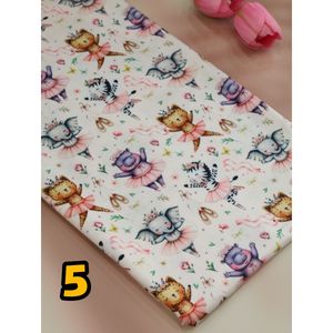 خرید انلاین پارچه تریکو لاکرا طرحدار درجه یک.