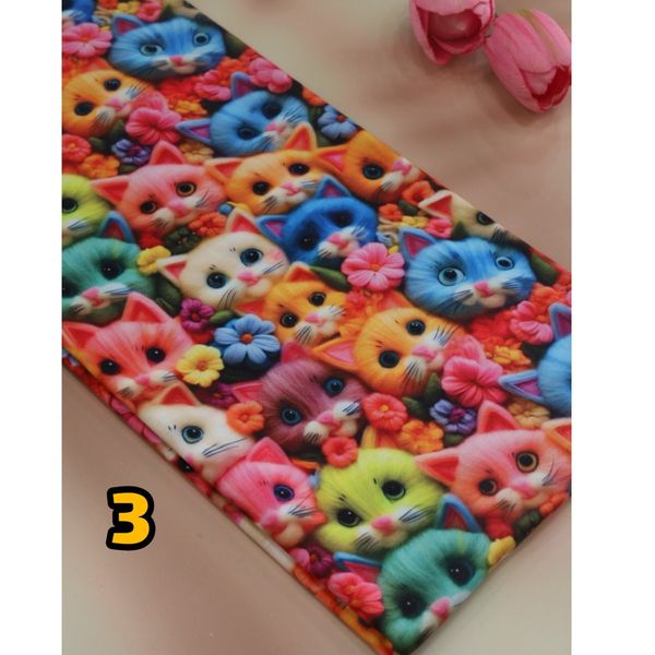 پارچه تریکو لاکرا طرحدار درجه یک.