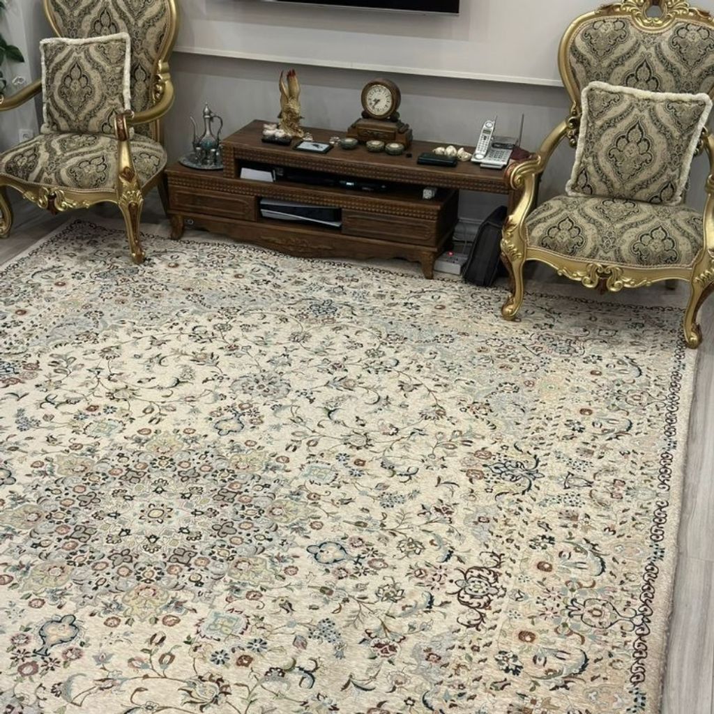 فروش اینترنتی کاور فرش 12متری نیکزاد طرح خاتون