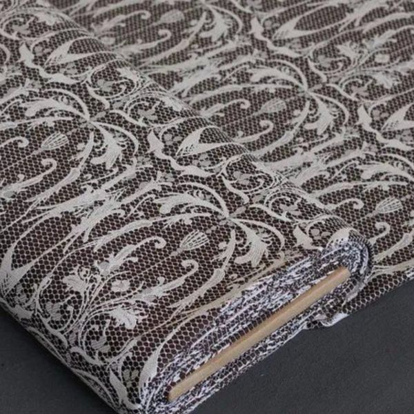 پارچه ژاکارد طرح دانتل