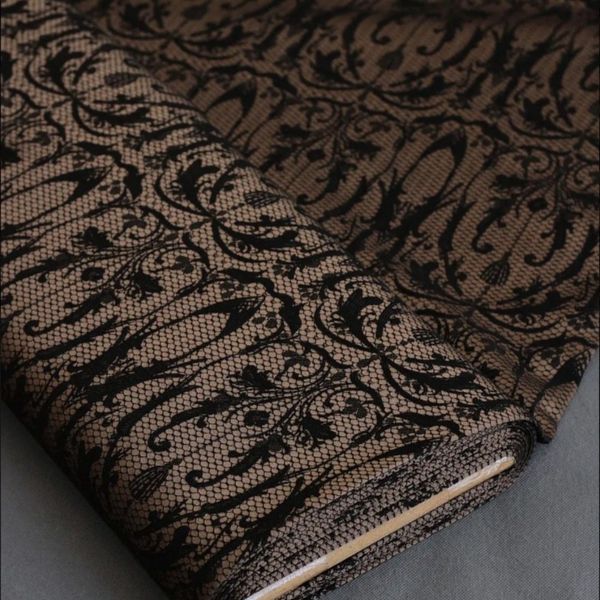 پارچه ژاکارد طرح دانتل