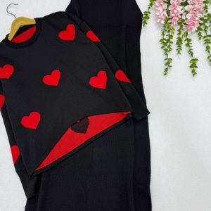 خرید آنلاین بلوز و سارافون قلبی