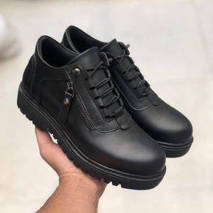 خرید آنلاین کفش نیم بوت چرم زنانه مدل لیو رنگ مشکی