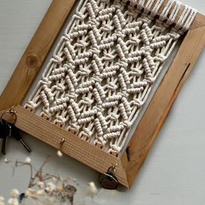 جاکلیدی مکرومه بافی مدل درسا