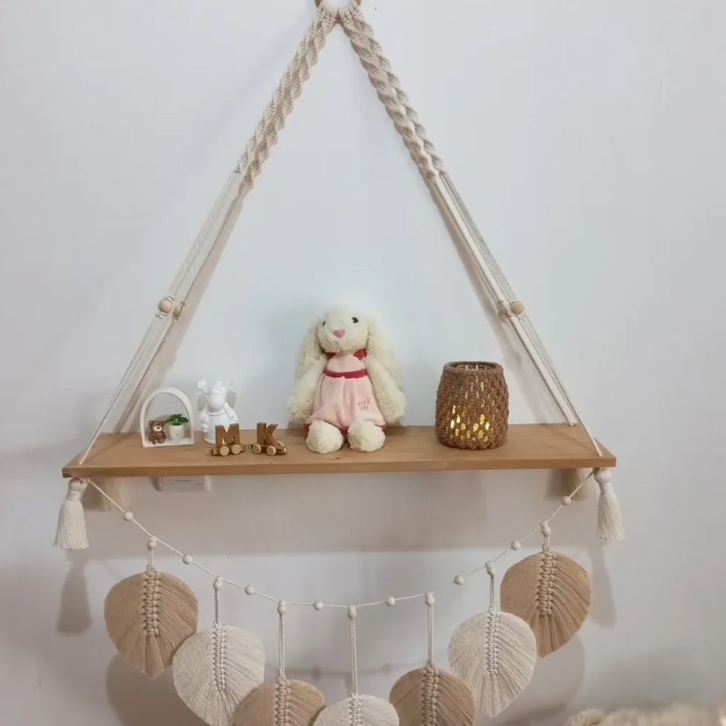 خرید انلاین شلف مکرومه بافی اتاق کودک