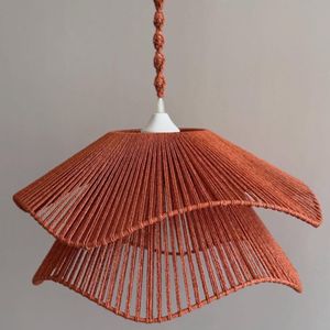 لوستر مکرومه بافی مدل لاله