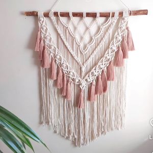 دیوار کوب مکرومه بافی مدل ریوا