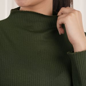 خرید آنلاین بلوز کبریتی یقه ایستاده