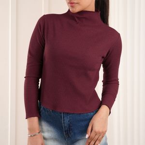 بلوز کبریتی یقه ایستاده