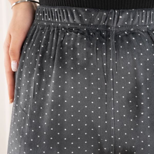 شلوار مخمل خالدار لوتوس