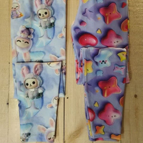 شلوار مخمل سه بعدی دخترانه سایز 80