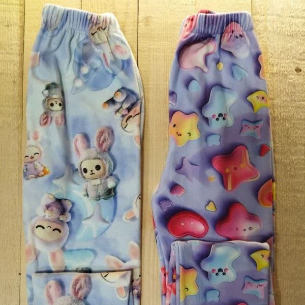 شلوار مخمل سه بعدی دخترانه سایز 80