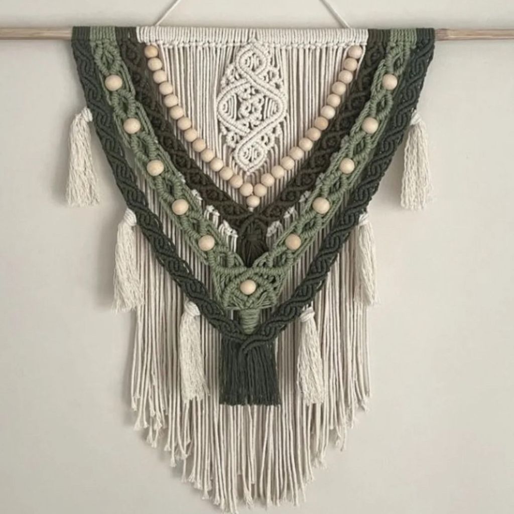 خرید انلاین دیوارکوب‌اویز‌مکرومه بافی‌طرح پارسا