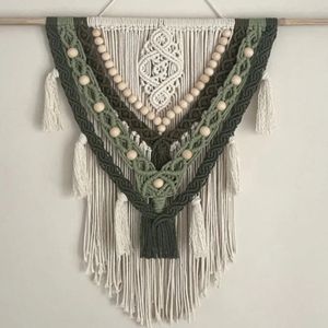 دیوارکوب‌اویز‌مکرومه بافی‌طرح پارسا