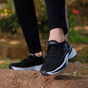 کفش کشی جورابی زنانه مدل رانر رنگ مشکی