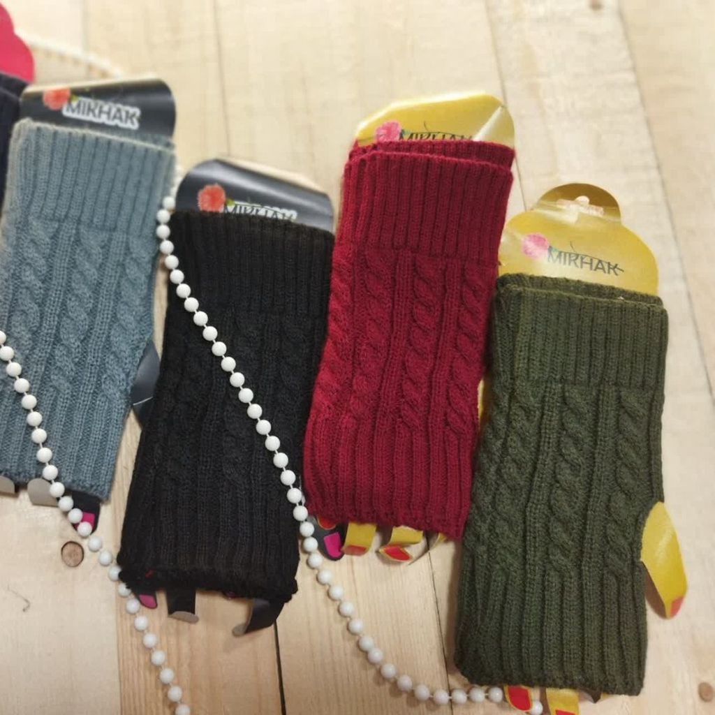 خرید اینترنتی ساق دست بافتنی زنانه