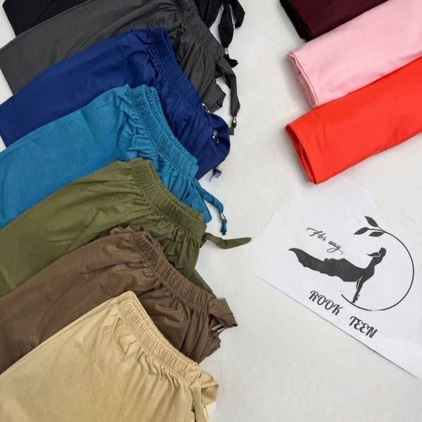 شلوار راسته رنگی زنانه