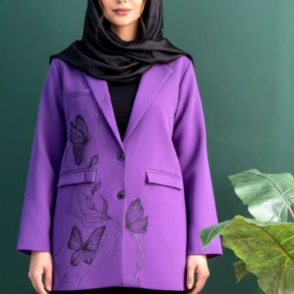 کت‌کرپ نقاشی شده با دست