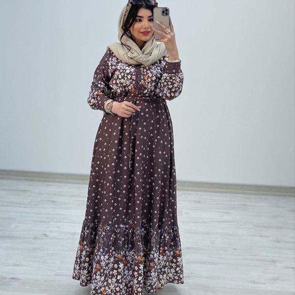 پیراهن ساحلی طرح شکوفه