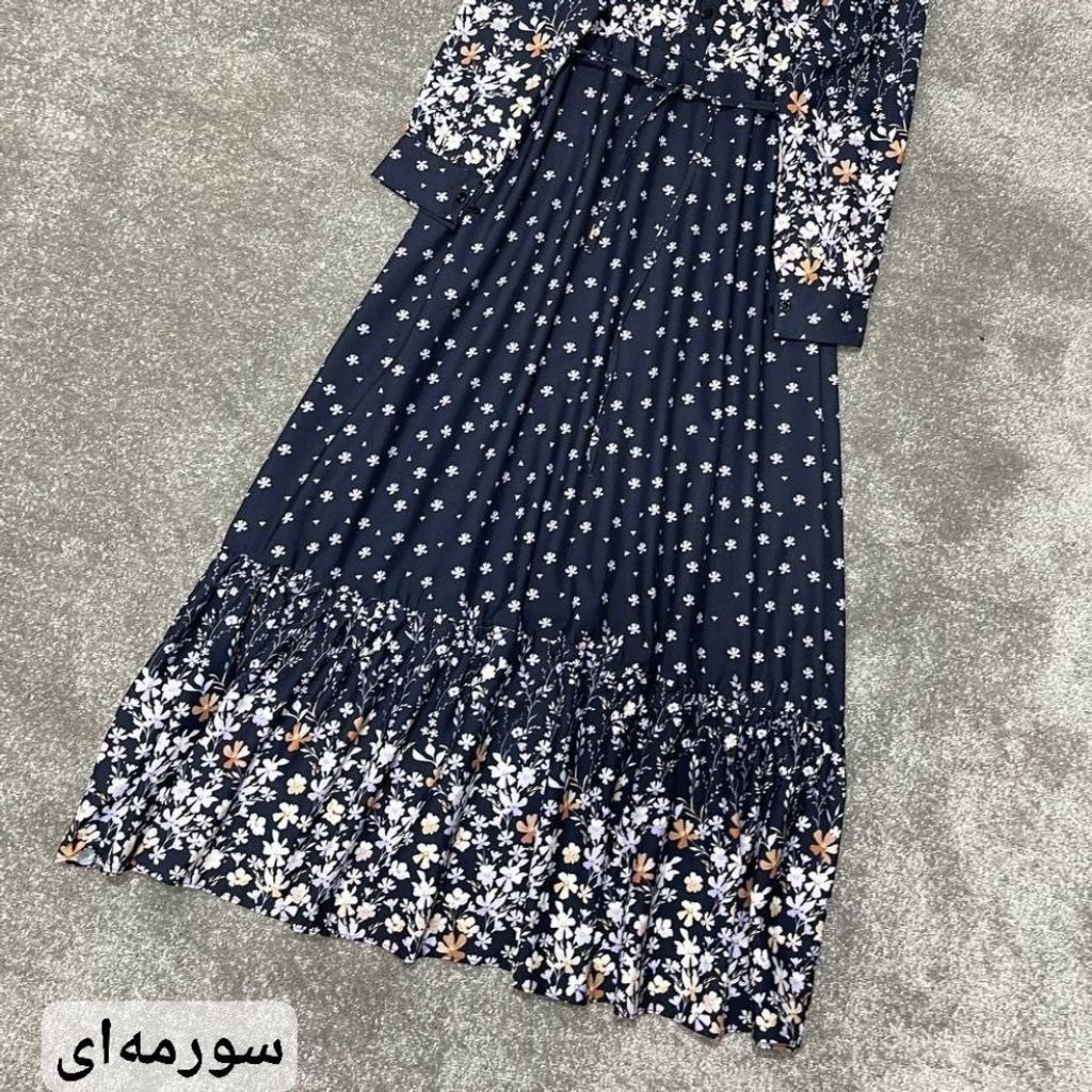 فروش اینترنتی پیراهن ساحلی طرح شکوفه