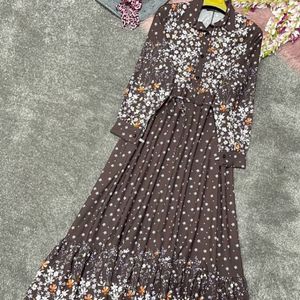 فروش اینترنتی پیراهن ساحلی طرح شکوفه