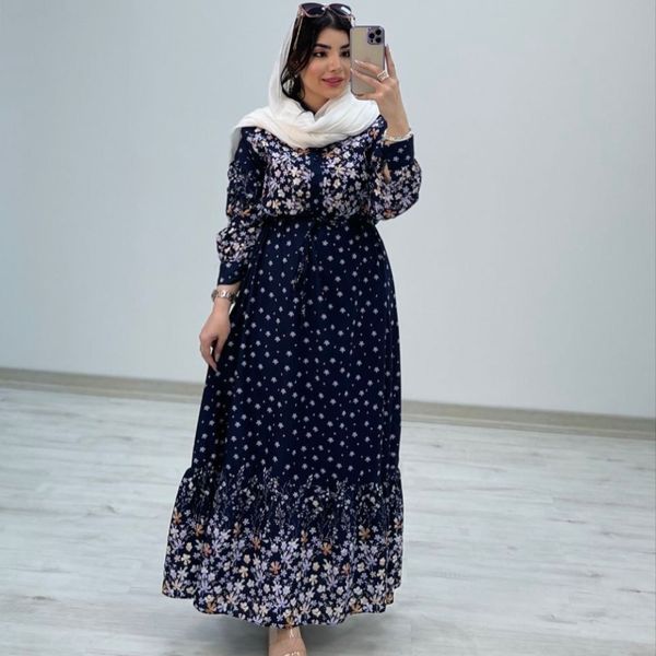 پیراهن ساحلی طرح شکوفه