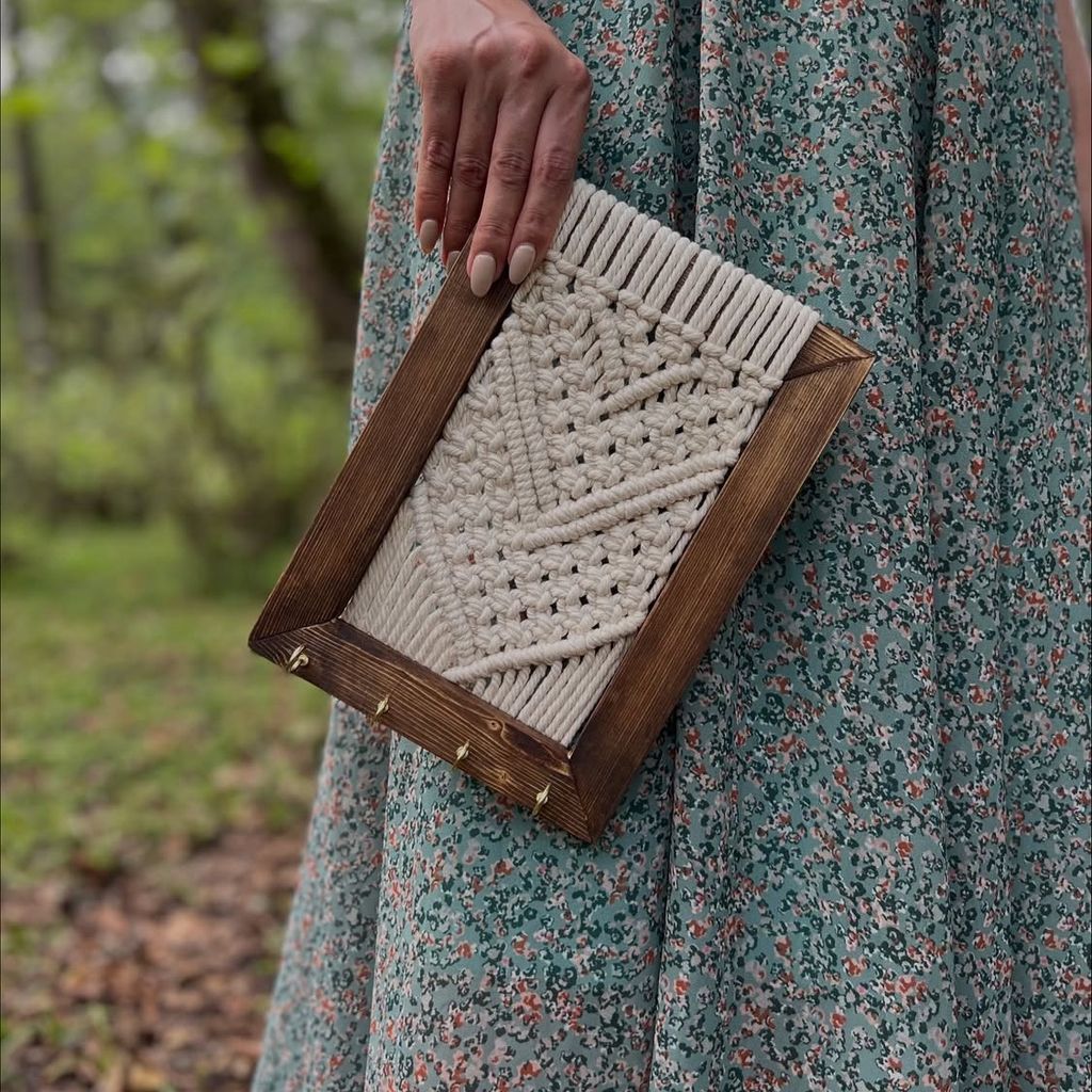 خرید آنلاین جاکلیدی مکرومه بافی