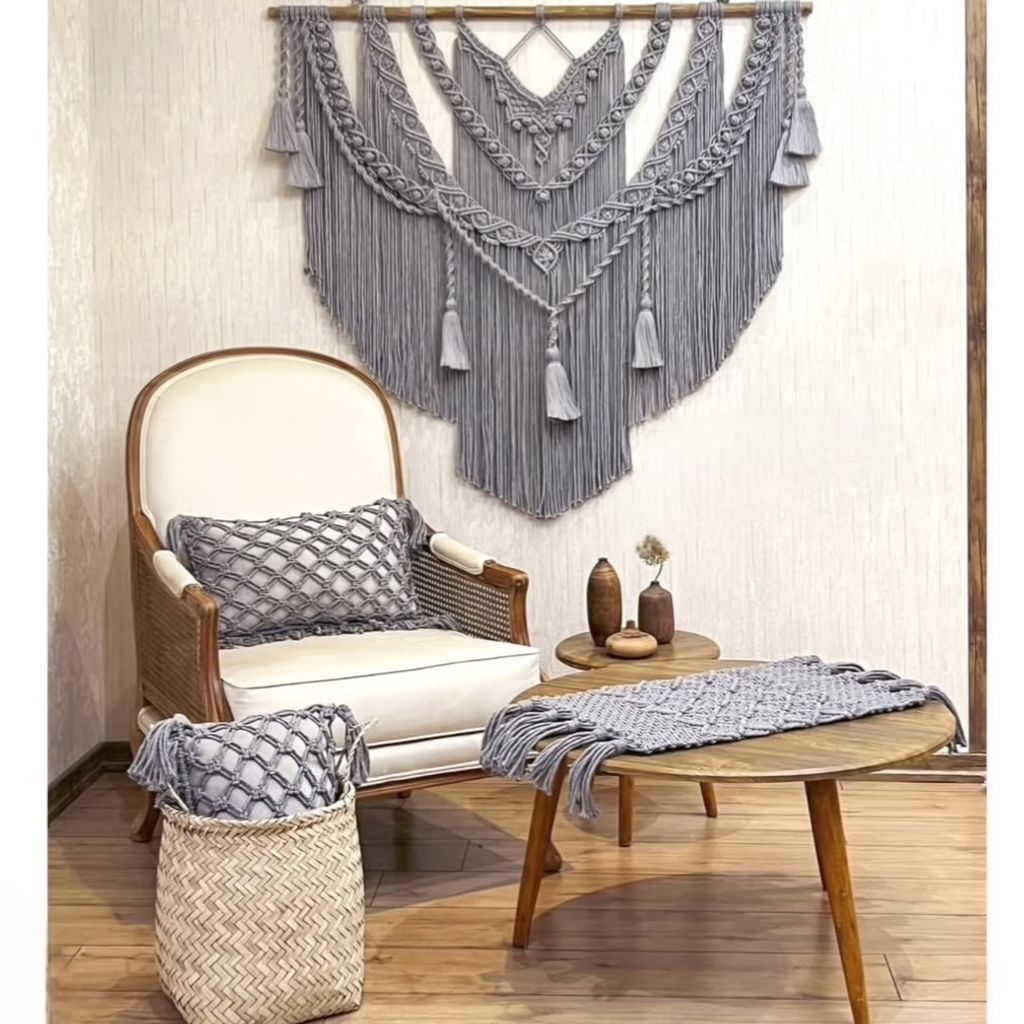 فروش اینترنتی ست کامل مکرومه بافی