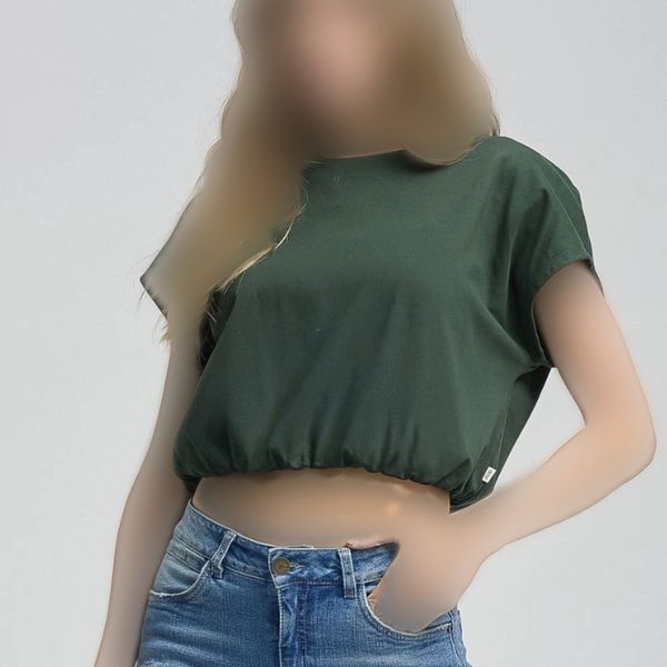 کراپ تیشرت نخی ویوایز