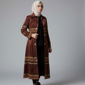 مانتو مجلسی طرح گلدوزی