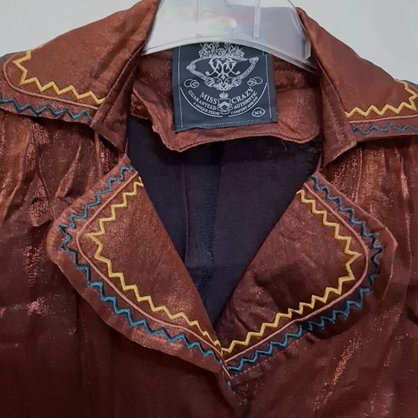 مانتو مجلسی طرح گلدوزی