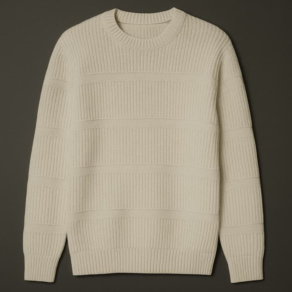 فروش اینترنتی پلیور بافت مردانه یقه گرد مدل Arman (در 2 رنگ بندی)