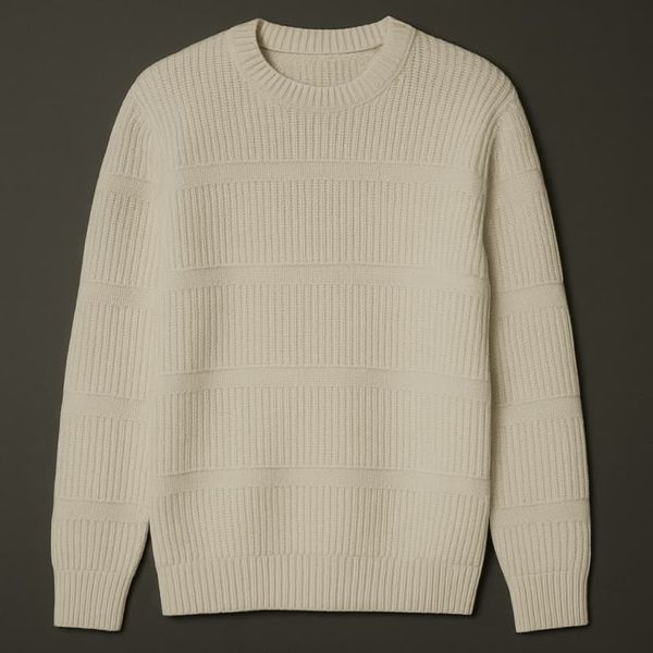 پلیور بافت مردانه یقه گرد مدل Arman (در 2 رنگ بندی)