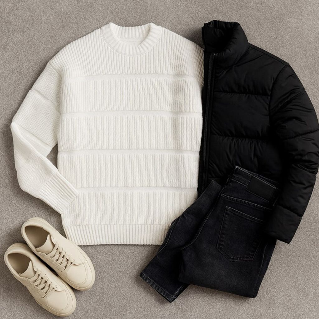 خرید آنلاین پلیور بافت مردانه یقه گرد مدل Arman (در 2 رنگ بندی)