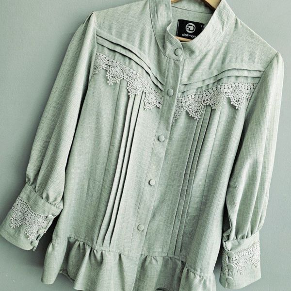 شومیز مجلسی نیاز تا سایز 56 رنگ آدامسی