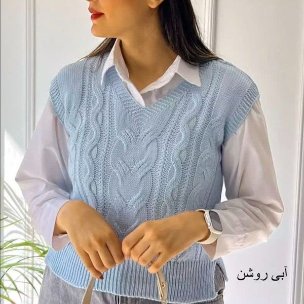 ژیله زنانه نخ اکرولیک بافت نرم ضدحساسیت فری سایز