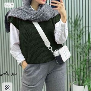 مشخصات وست ژیله زنانه نخ ترک بافت نرم ضدحساسیت فری سایز