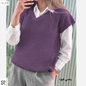 قیمت ارزان وست ژیله زنانه نخ ترک بافت نرم ضدحساسیت فری سایز